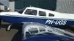 Piper PA-28 Warrior Lelystad-Texel.wmv