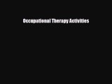 Download Occupational Therapy Activities PDF Online