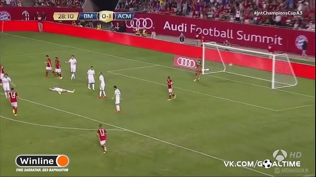 Franck Ribery Goal - Bayern Munich 1-1 AC Milan - 28-07-2016