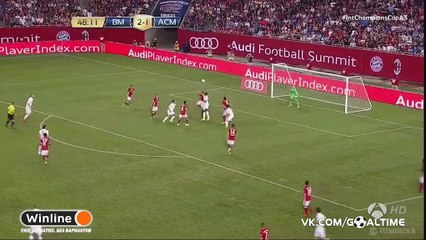 Andrea Bertolacci Goal - Bayern Munich 2-2 AC Milan - 28-07-2016
