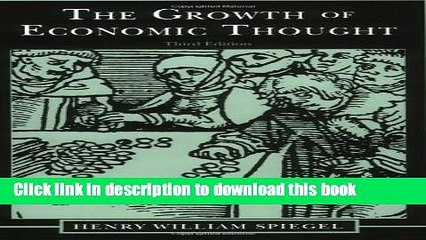 [Read PDF] The Growth of Economic Thought, 3rd ed. Ebook Free