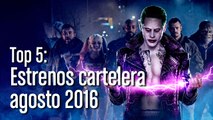 Top 5: Estrenos de cartelera de agosto 2016