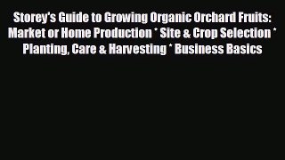 READ book Storey's Guide to Growing Organic Orchard Fruits: Market or Home Production * Site