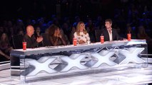 Tape Face - Modern-Day Mime Embarrasses Nick Cannon and Heidi Klum - America's Got Talent 2016