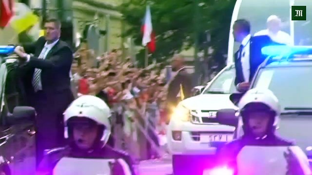 Le pape est arrivé aux Journées mondiales de la jeunesse