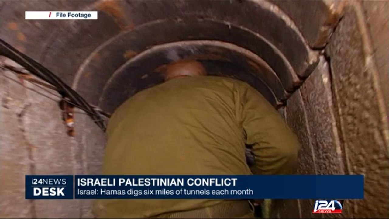 Israel: Hamas digs 6 miles of tunnels each month