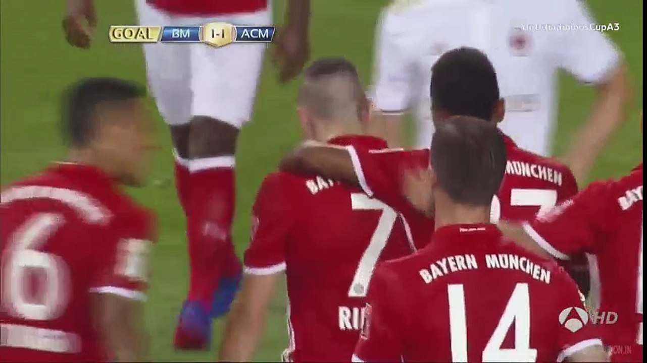 Bayern Munich vs AC Milan Video Highlights & All Goals