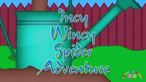 INCY WINCY SPIDER ADVENTURE -  Nursery Rhymes TV. Toddler Kindergarten Preschool Baby Songs.