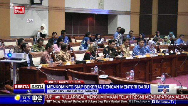 Menkominfo Siap Bekerja dengan Para Menteri Baru