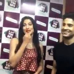 Rajeev khandelwal and Gauahar khan  in jaipur to promote fever - 1