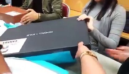 CANADA's gift for Liza. A Kendall + Kylie gladiator sandal