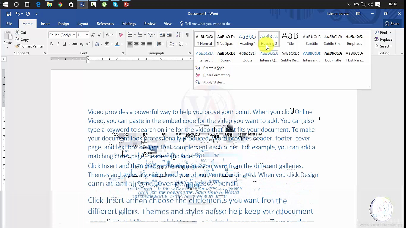 Microsoft word Complete Training