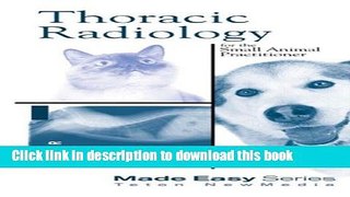 [PDF]  Thoracic Radiology for the Small Animal Practitioner  [Read] Full Ebook