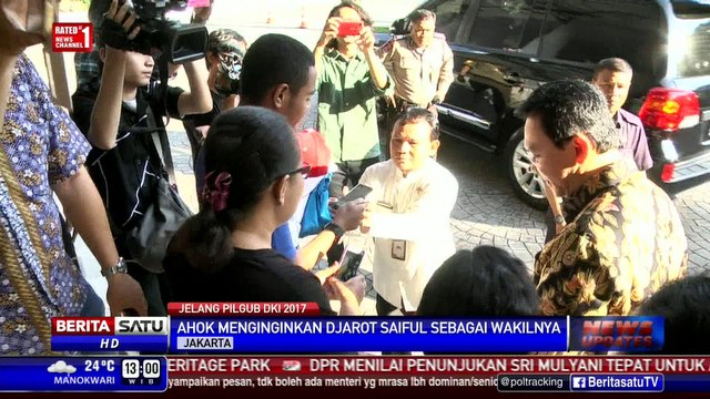 Ahok Ingin Djarot sebagai Wakilnya