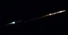 Blazing Fireball Splits Midair Across Utah Night Sky
