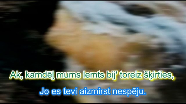 Sen tas bij pie Ventas ziedu laikā. Latviešu dziesmas.