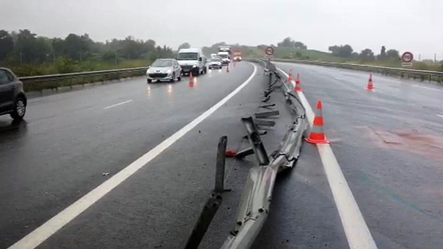 Accident impliquant un poids lourd sur la RN10 près de Jurignac