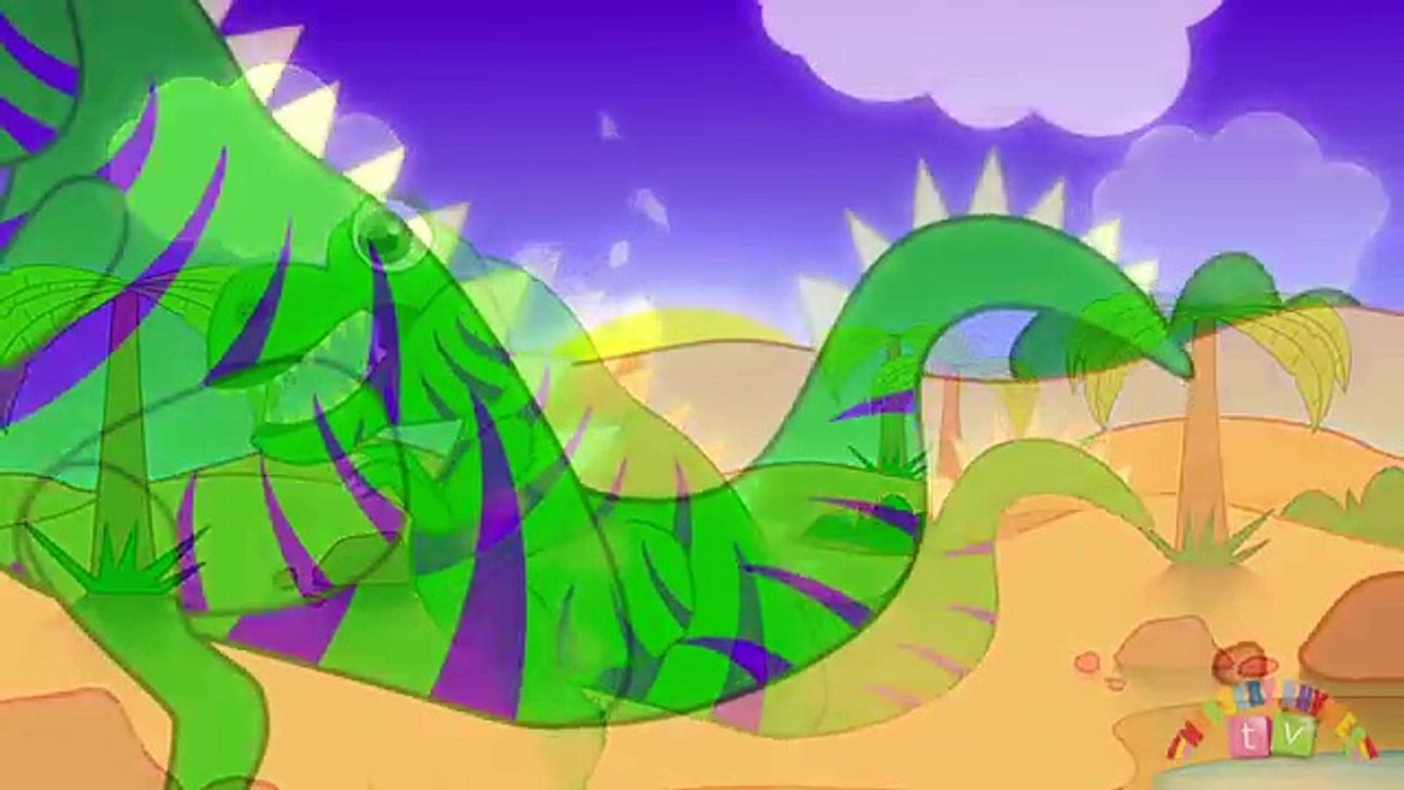 THE DINOSAUR SONG - Nursery Rhymes TV - Preschool Learning Songs