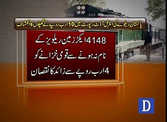 A massive corruption found in railway, money transferred in saad rafiq account, a gazette report