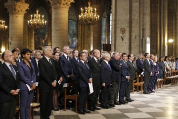 Cérémonie d'hommage au prêtre assassiné à Notre-Dame-de-Paris
