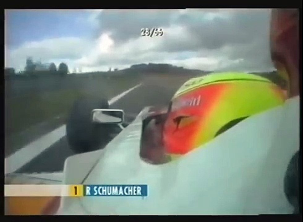 Ralph Schumacher leads the Grand Prix of Europe (F1 1999: Round 14)