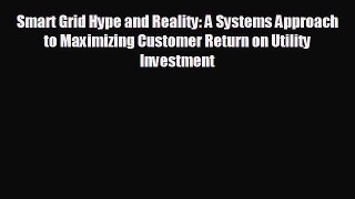 READ book Smart Grid Hype and Reality: A Systems Approach to Maximizing Customer Return on