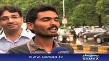 Fruit seller singer boy on Samaa
