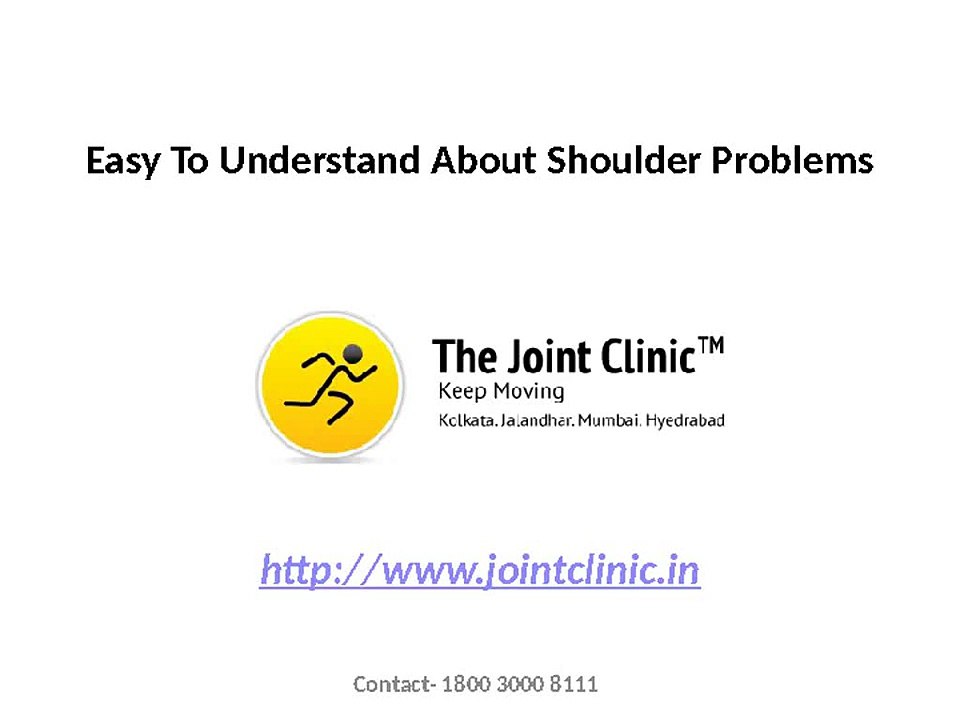 Easy To Understand About Shoulder Problems