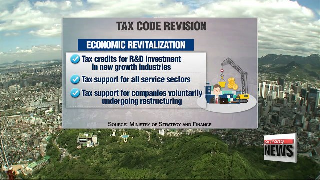 Korean gov't outlines proposal to revise country's tax code