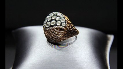 Gecenin Siyahı - Pırlantalı Fantezi Elmas Yüzük