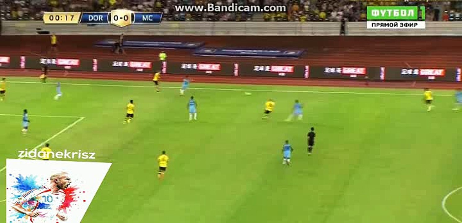 Roman Burki Incredible Save HD - Borussia Dortmund vs Manchester City - International Champions Cup - 28/07/2016