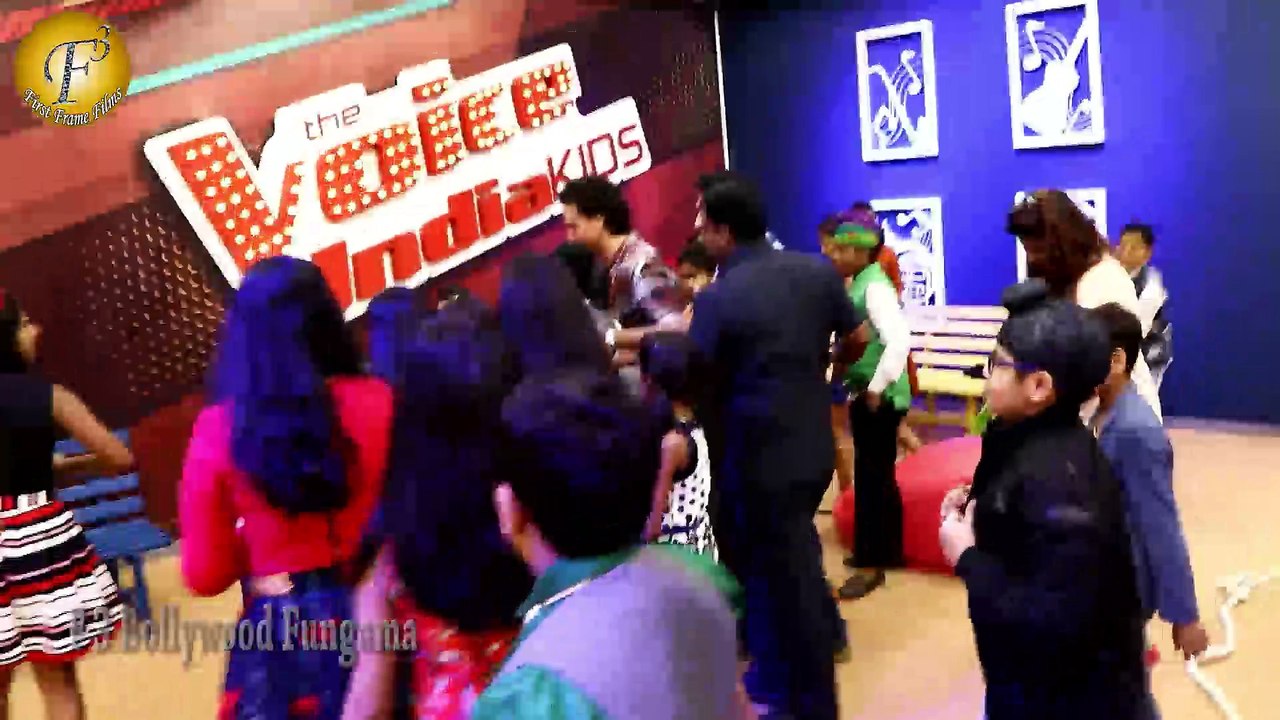 MOVIE THE FLYING JATT PROMOTION ON THE SET OF THE VOICE INDIA KIDS