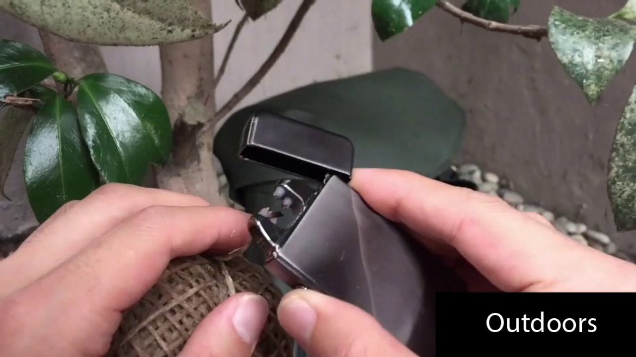 Un briquet électrique pour allumer le feu n'importe où !