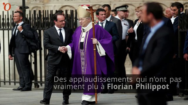 François Hollande applaudi à Notre-Dame : Florian Philippot regrette