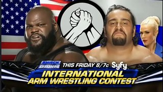 Roman Reigns Vs Luke Gallows - WWE Friday Night Smackdown 28 July 2016