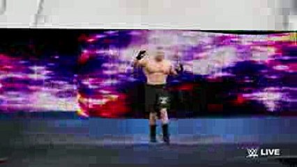 WWE RAW 4 July 2016 - BROCK LESNAR FUNNY WWE ENTRANCE
