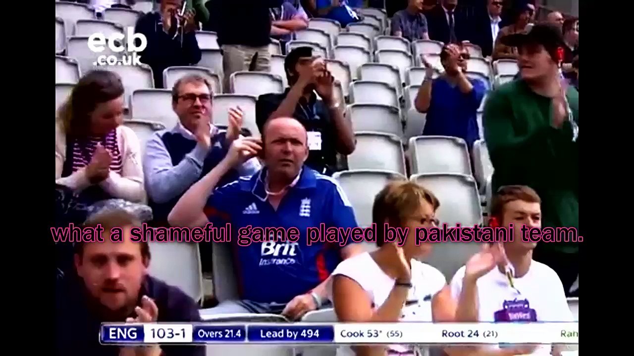 What a shameful game played by pakistani team
