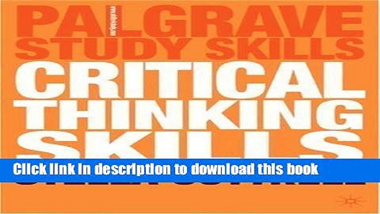 Critical thinking skills stella cottrell 3rd edition picture