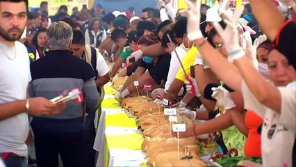 Monster 'torta' sandwich breaks record in Mexico
