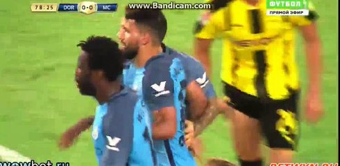 Sergio Aguero Goal HD - Borussia Dortmund 0-1 Man City - 28-07-2016