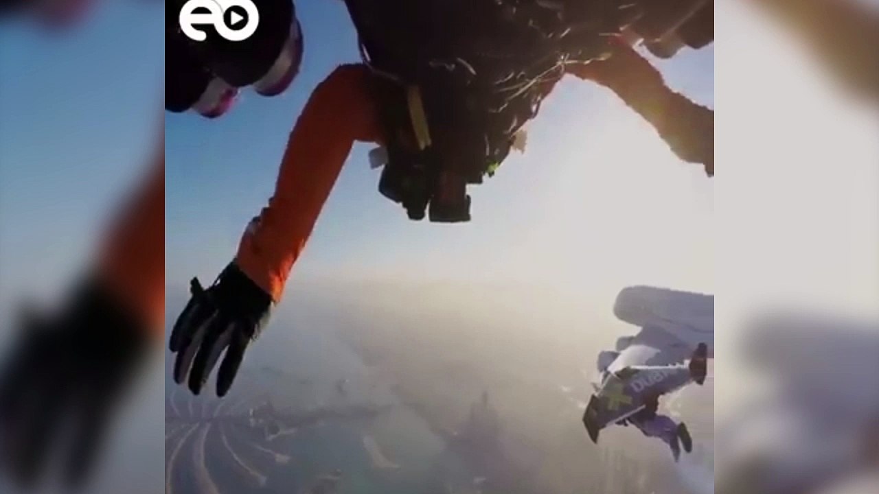 Jetman Vs Airbus A380, Awesome!