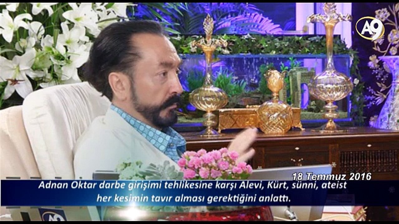 Adnan Oktar darbe girişimi tehlikesine karşı Alevi, Kürt, sünni, ateist her kesimin tavır alması gerektiğini anlattı.