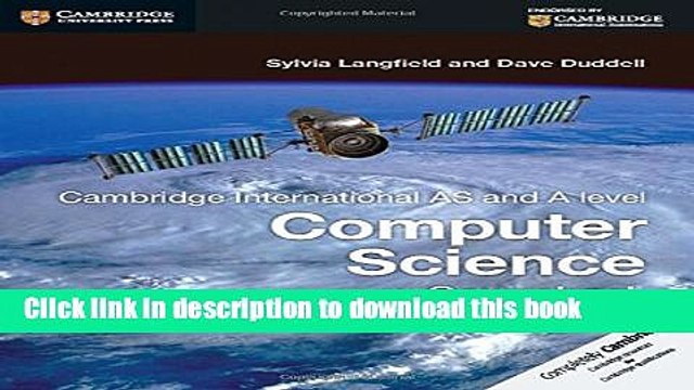 Read Cambridge International AS and A Level Computer Science Coursebook (Cambridge International