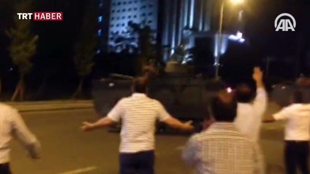 Cumhurbaşkanlığı Külliyesi önünden yeni görüntüler