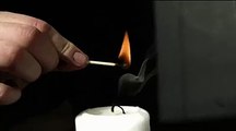 how to relight the candle using the candle smoke