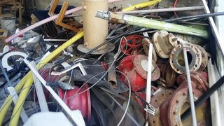Iron scrap and other scrap is for sale.
