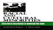 Read Racial and Cultural Minorities: An Analysis of Prejudice and Discrimination (Environment,