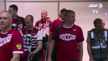 La délégation olympique russe arrive à Rio