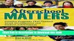 Download Afterschool Matters: Creative Programs That Connect Youth Development and Student
