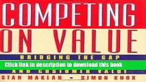 [PDF] Competing on Value: Bridging the gap between brand and customer value (Financial Times